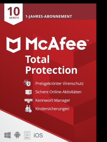 McAfee Total Protection (10 D -1 Y) MD MD