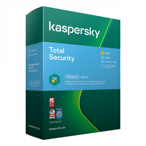 Kaspersky Total Security (1 Device - 1 Jahr ABO)