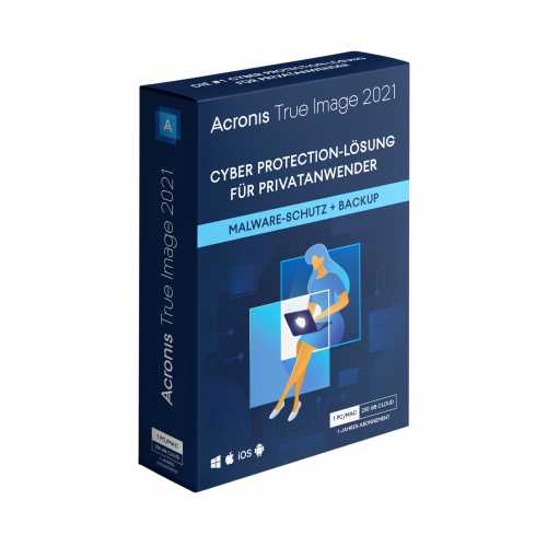 Acronis Cyber Protect Home Office Premium (3 Gerät - 1 Jahr) + 1 TB Cloud Storage, Download
