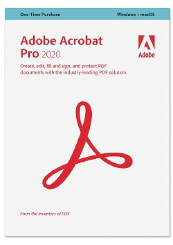 Adobe Acrobat Pro 2020 (1 User - perpetual) -Windows only ESD