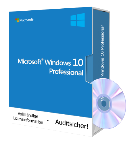 Microsoft Windows 10 Professional inkl. DVD