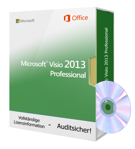 Microsoft Visio 2013 PROFESSIONAL - DVD 1 PC