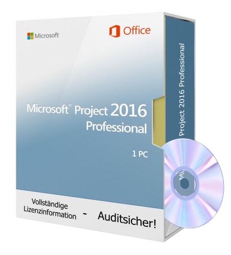Microsoft Project 2016 Professional - DVD 1 PC