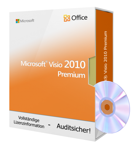 Microsoft Visio 2010 PREMIUM - DVD 1 PC
