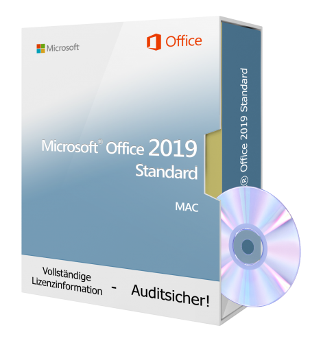 Microsoft Office 2019 Standard MAC inkl. DVD