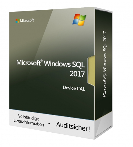 Microsoft Windows SQL 2017 Device CAL