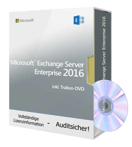 Microsoft Exchange Server Enterprise 2016 inkl. Tralion-DVD