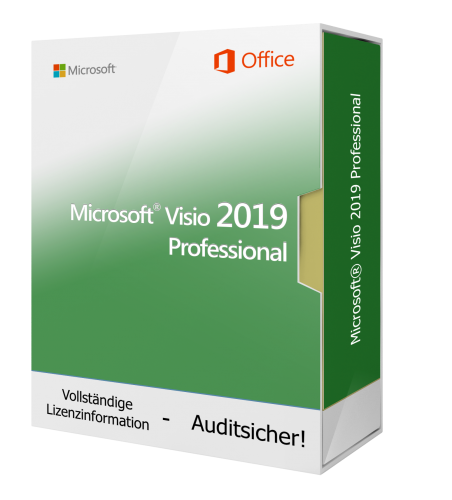 Microsoft Visio 2019 Professional 1 PC Downloadlizenz