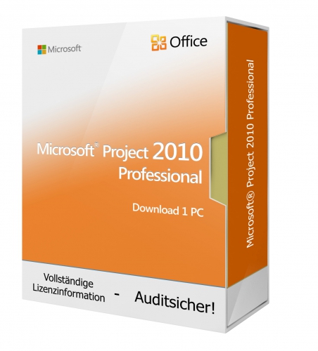 Microsoft Project 2010 PROFESSIONAL - Download 1 PC