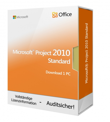 Microsoft Project 2010 STANDARD - Download 1 PC