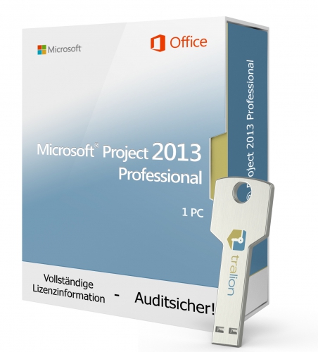 Microsoft Project 2013 PROFESSIONAL - USB-Stick 1 PC