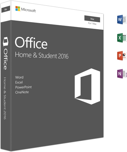 Microsoft Office 2016 Home & Student für MAC ESD