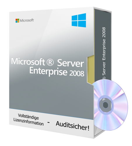 Microsoft Windows Server 2008 Enterprise R2 inkl. DVD