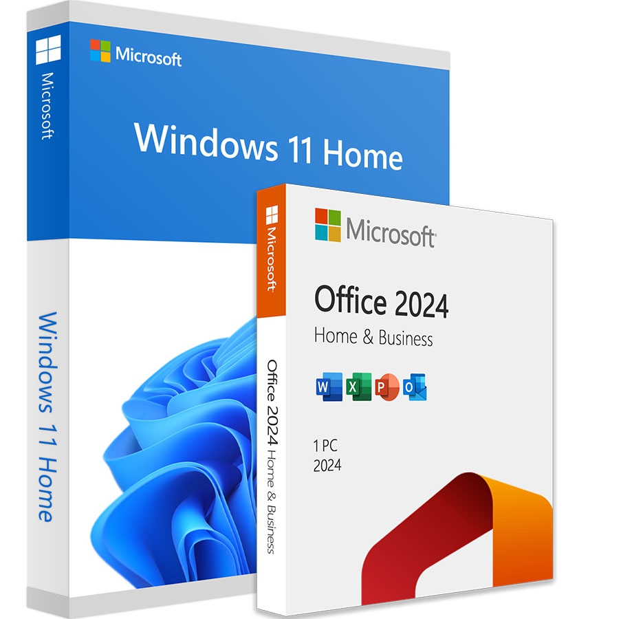 Microsoft Windows 11 Home + Office 2024 Home and Business
