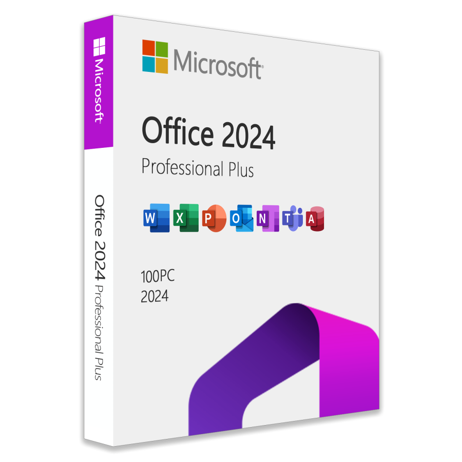 Microsoft Office 2024 Professional Plus 100 PC Download