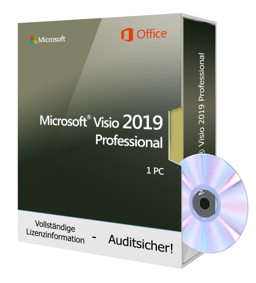 Microsoft Visio 2019 Professional - DVD 1 PC