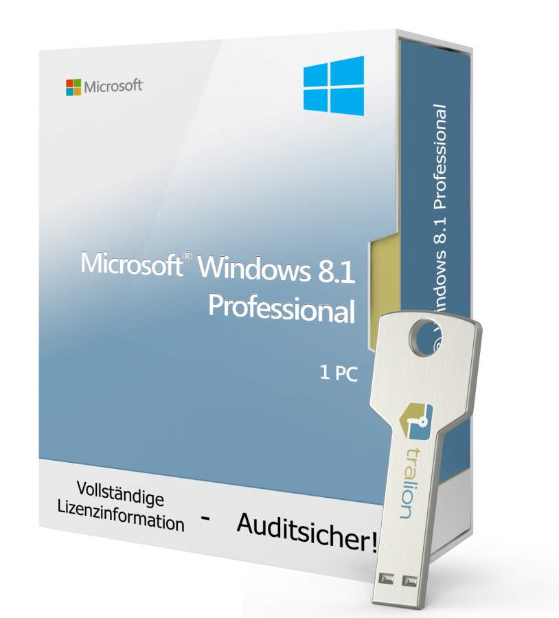 Microsoft Windows 8.1 Professional - USB-Stick 1 PC