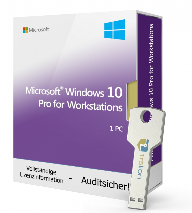 Microsoft Windows 10 Professional for Workstations - USB-Stick 1 PC